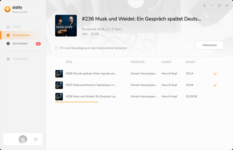 Spotify Podcasts in MP3 konvertieren