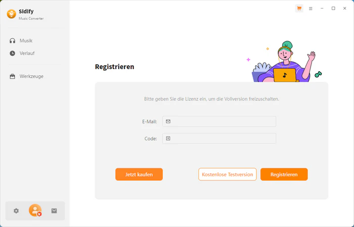 Sidify Spotify Music Converter for Windows registrieren