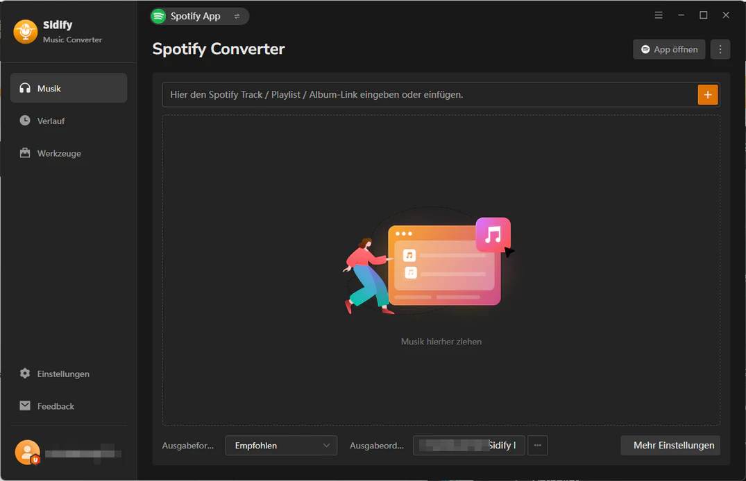 Sidify Music Converter öffnen