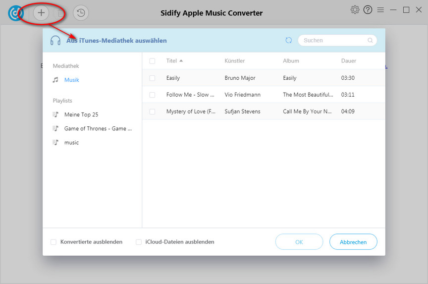 Sidify Apple Music Converter für Windows - iTunes Apple Music zu MP3 Converter