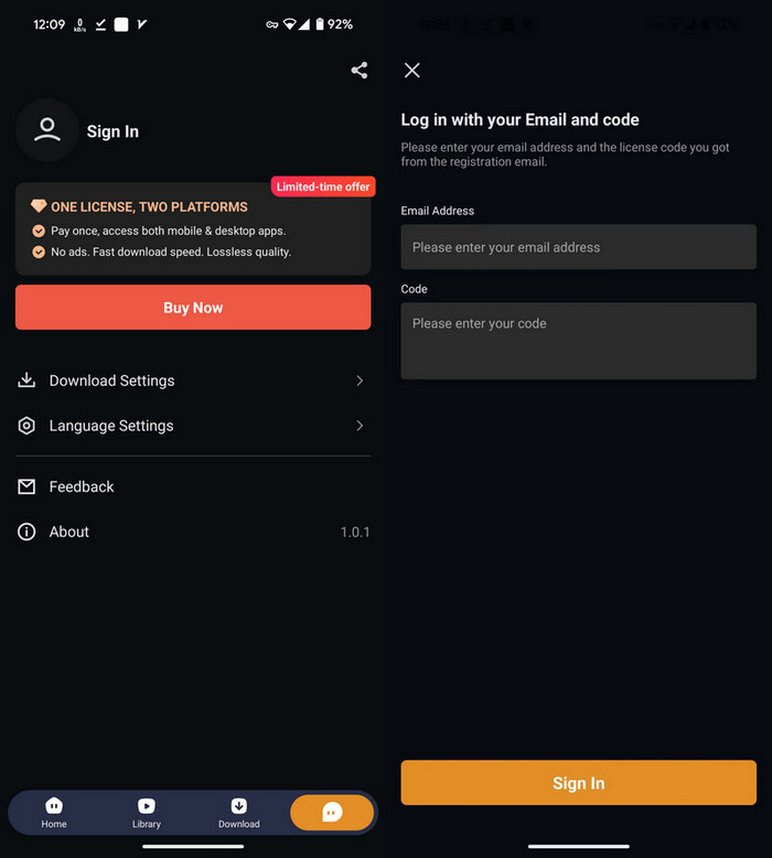 Sidify Spotify Music Converter auf Android aktivieren