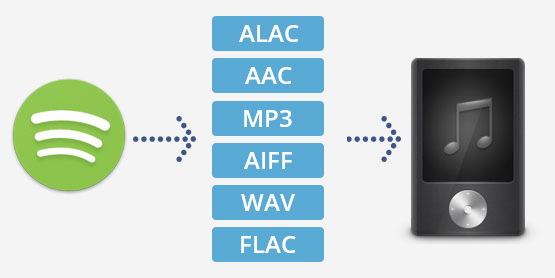 Spotify Playlist zu MP3, WAV, AAC konvertieren