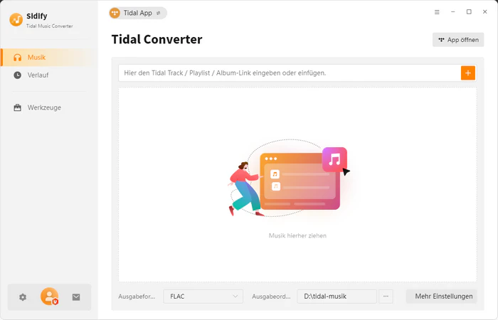 Sidify Tidal Music Converte starten