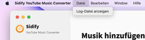 Logdatei finden