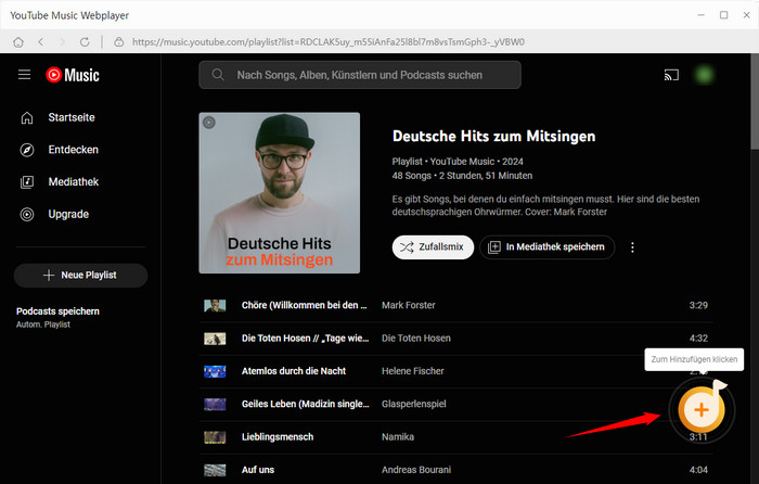 YouTube-Musik zu Sidify hinzufügen