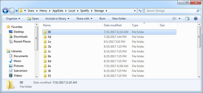 Spotify Cache auf Windows löschen