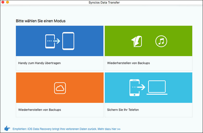 Syncios Data Transfer for Mac