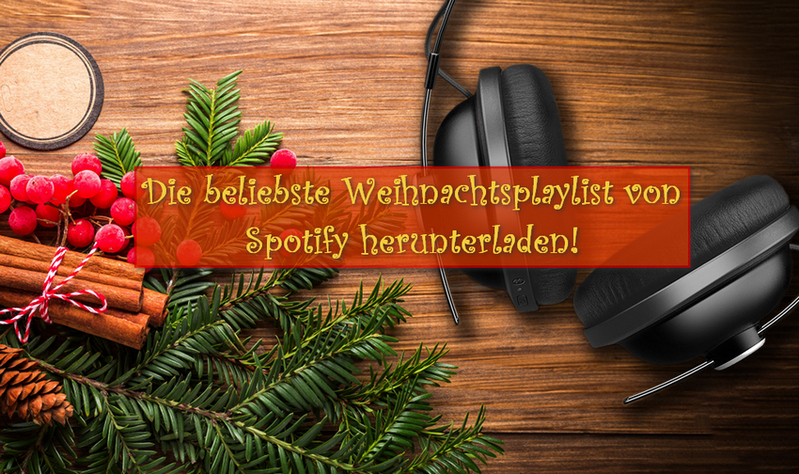 Weihnachtslieder von Spotify als MP3