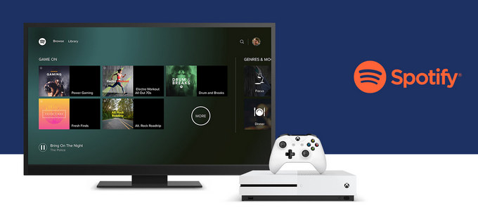 Spotify Musik auf Xbox One spielen