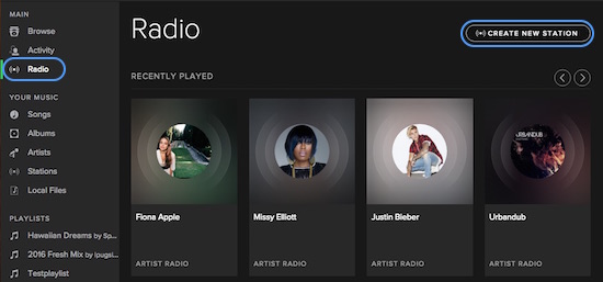 Spotify's Radio