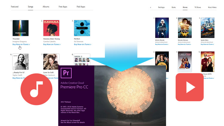 Importieren Sie iTunes Musik oder Video zu Adobe Premiere Pro