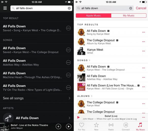 Vergleich Spotify vs. Apple Music