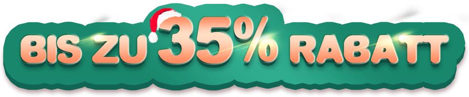 bis zu 35% Rabatt